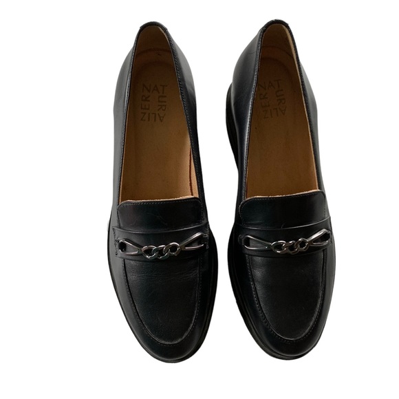 Naturalizer September Loafers Chinky Wedge Black Leather - Picture 7 of 7